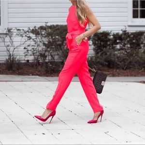 Banana Republic Pants & Jumpsuits | Hot Pink Banana Republic Jumpsuit